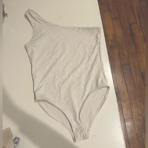 Cute one shoulder bodysuit